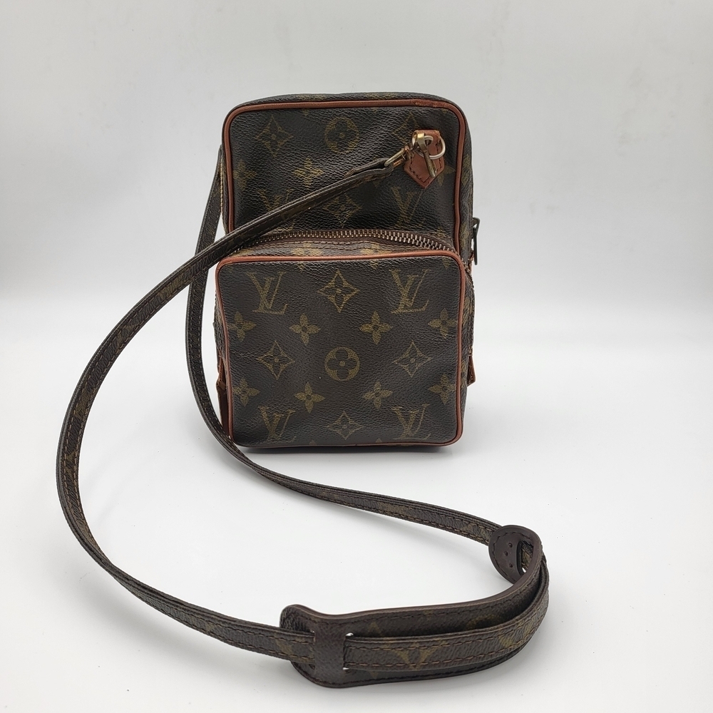 LOUIS VUITTON Mini Amazon Shoulder Bag Monogram Leather .. authentic w/COA.